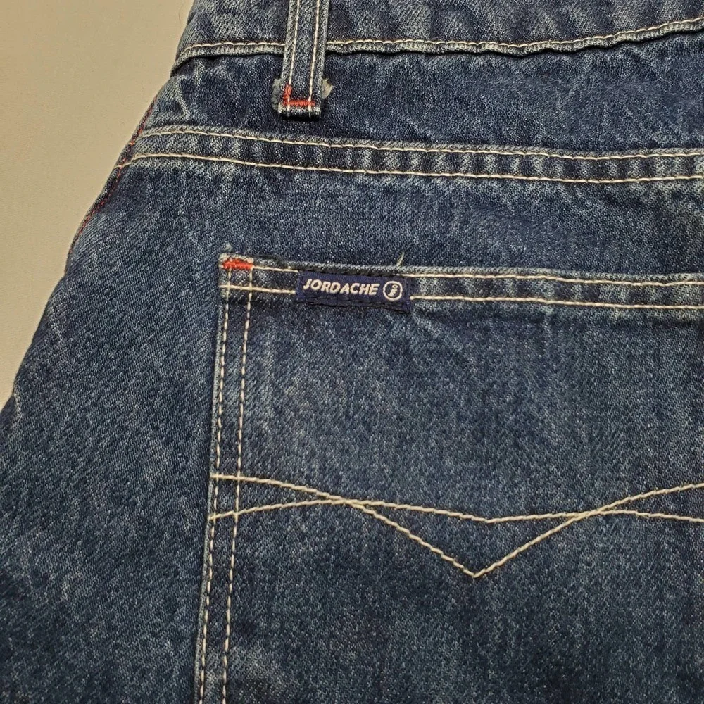 Jordache Mom Jeans Size 13/14 Long Dark Blue EUC